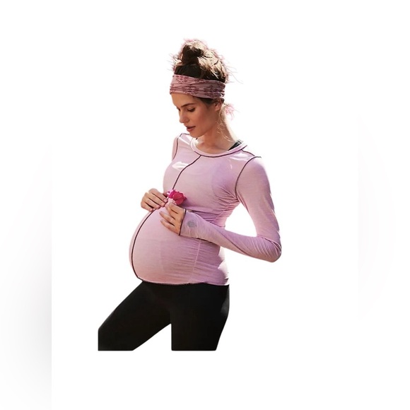 NWT Pink Hatch x Free People Movement Right on Run layer - Picture 1 of 8